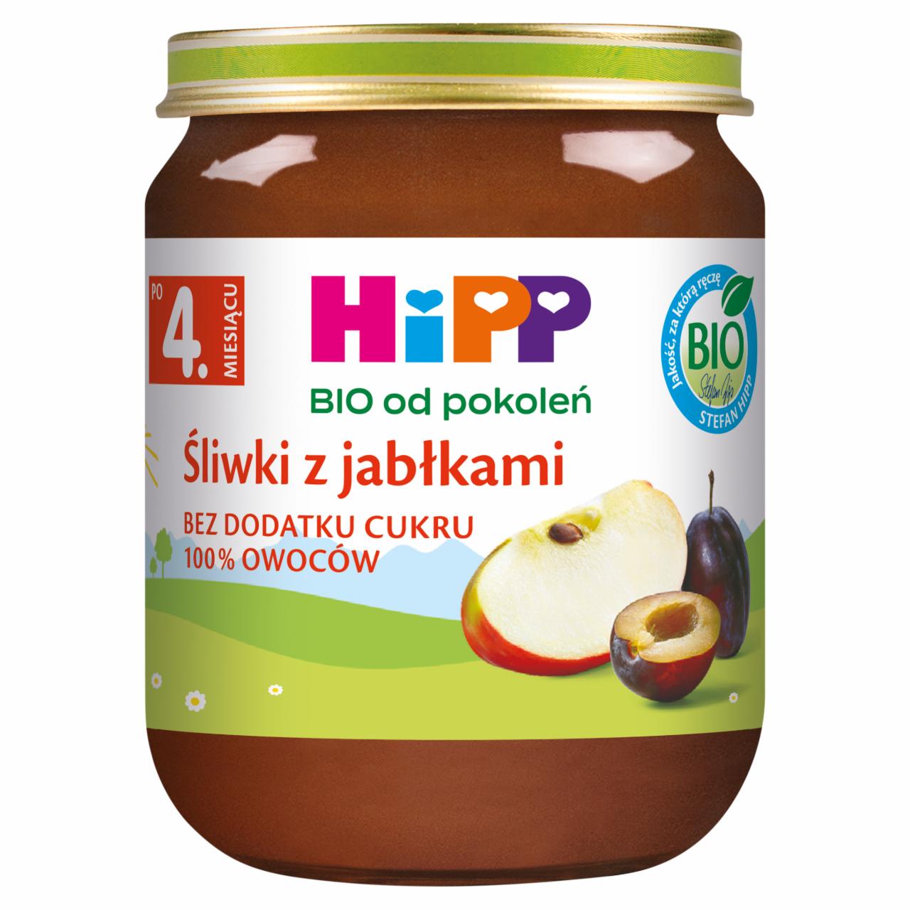 Zdjęcia - HiPP BIO Śliwki z jabłkami po 4. miesiącu 125 g