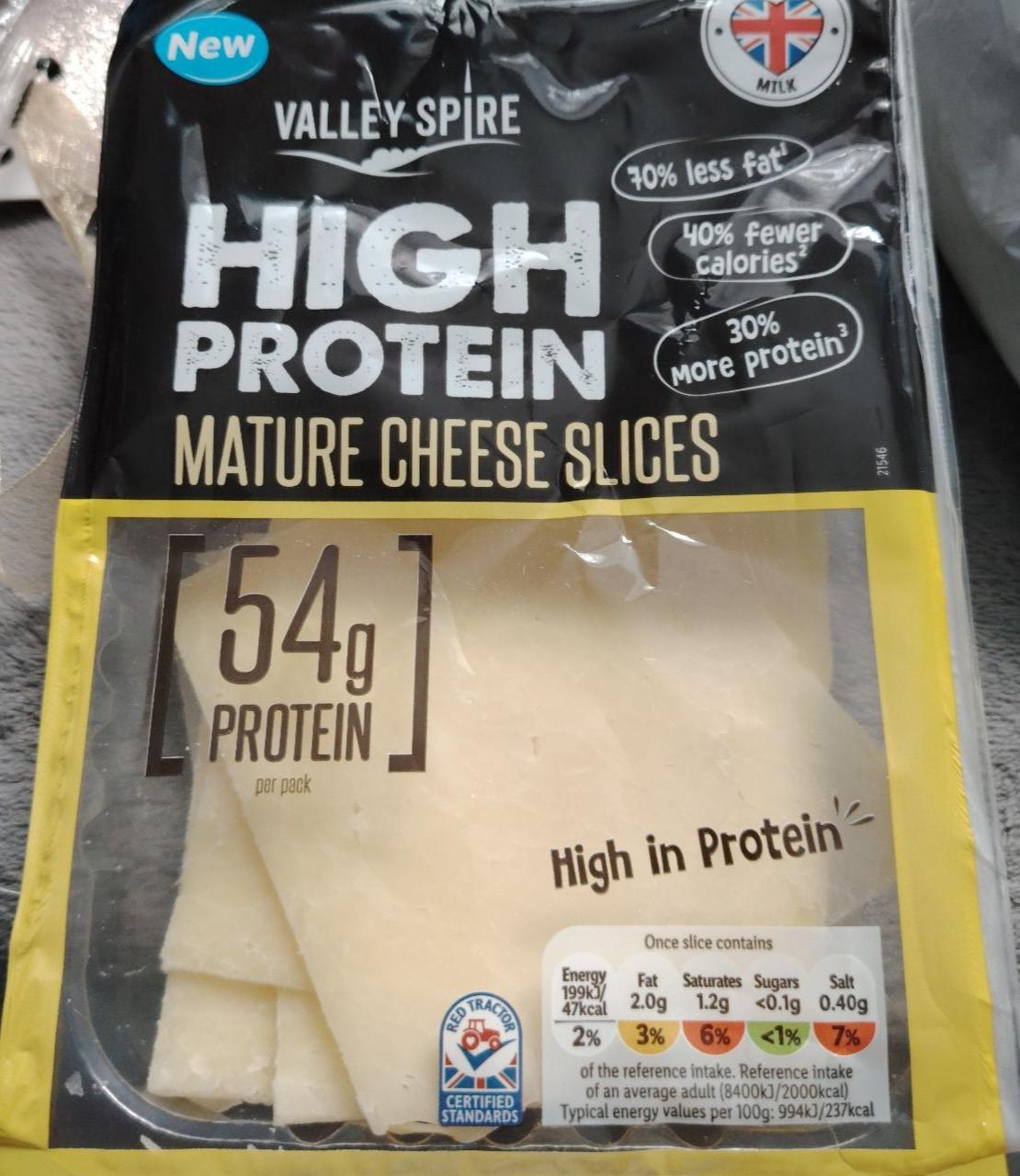 Zdjęcia - High protein Mature cheese slices Valley Spire