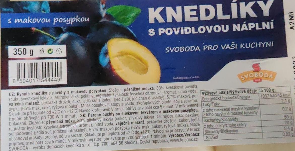 Zdjęcia - Knedliky s povidlovou naplni Svoboda