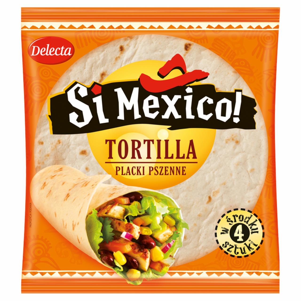 Zdjęcia - Delecta Si Mexico! Tortilla Placki pszenne 245 g (4 sztuki)