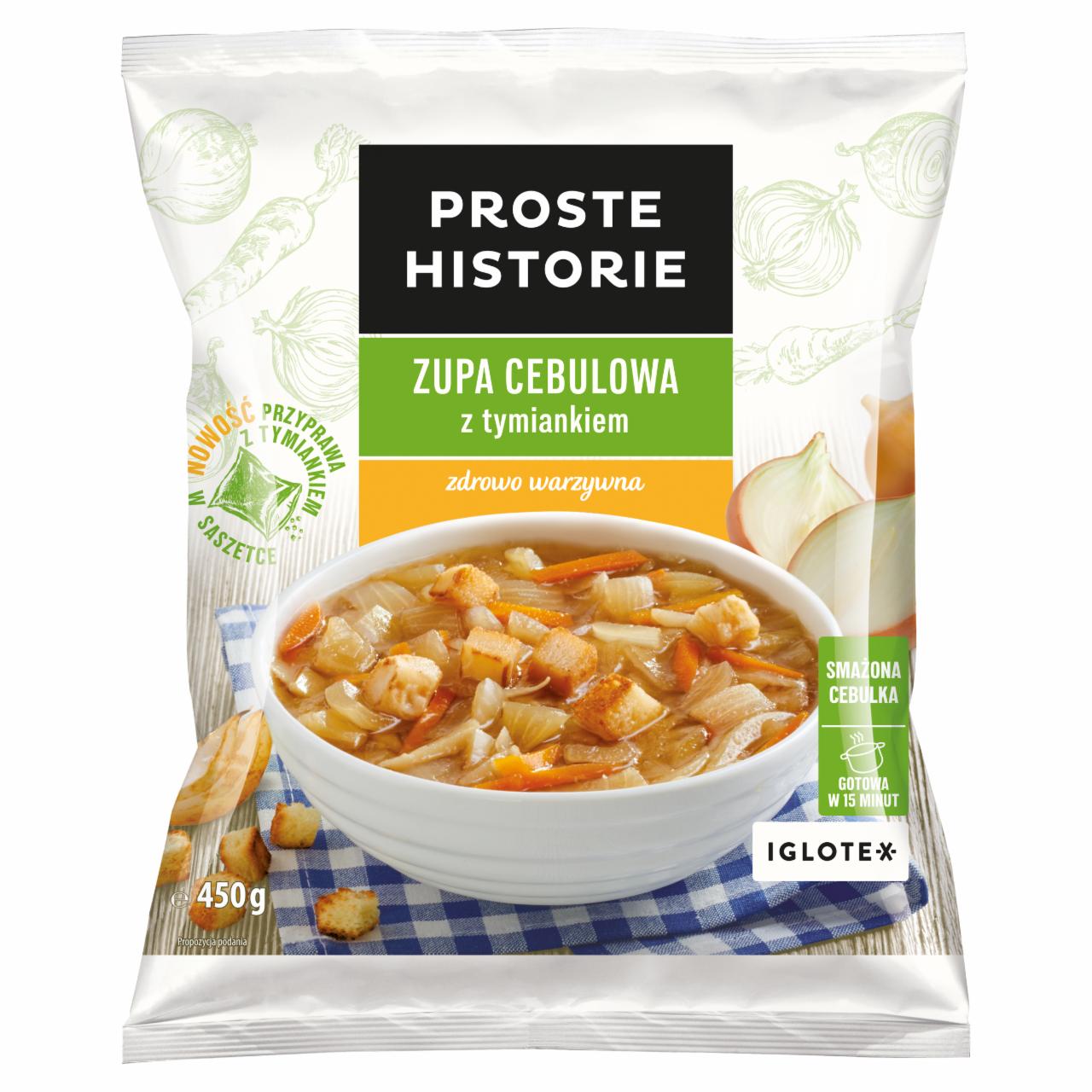 Zdjęcia - Proste Historie Zupa cebulowa z tymiankiem 450 g