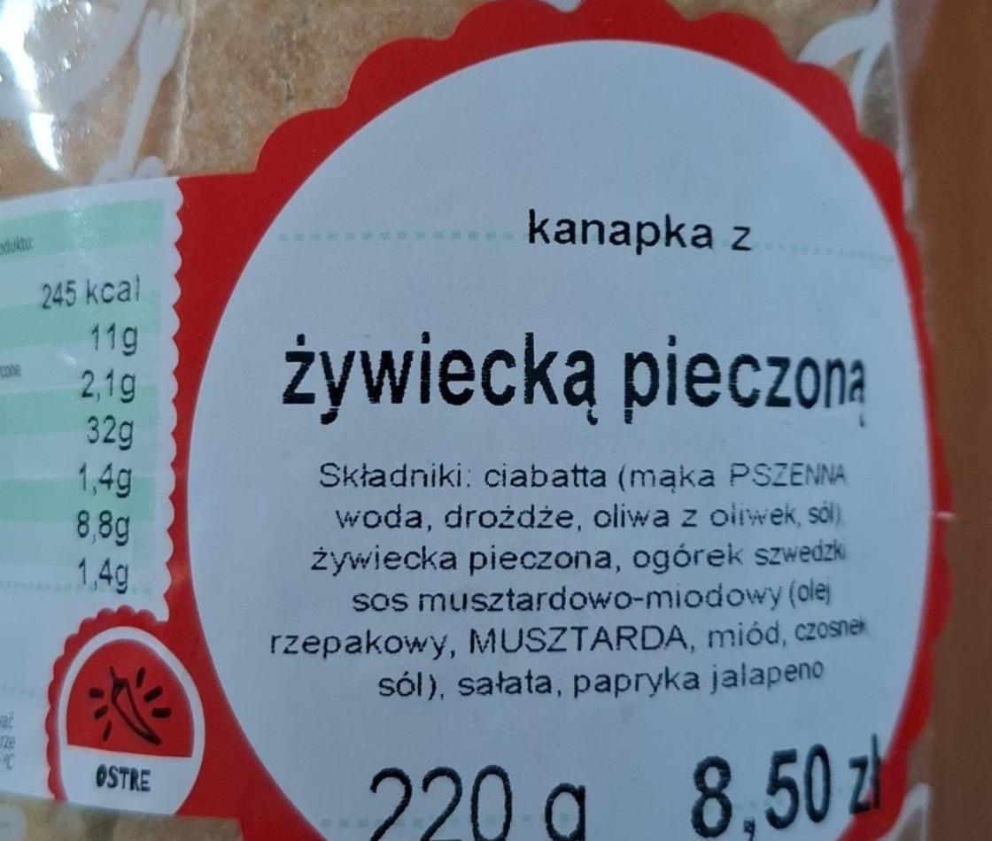 Zdjęcia - Kanapka z żywiecką pieczoną Ślimak