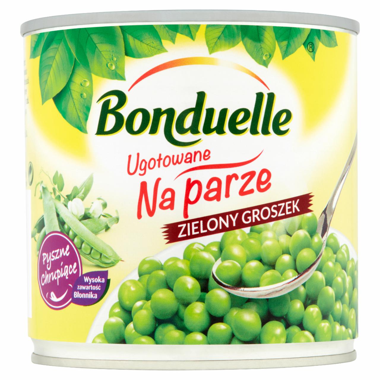 Zdjęcia - Bonduelle Ugotowane na parze Zielony groszek 305 g