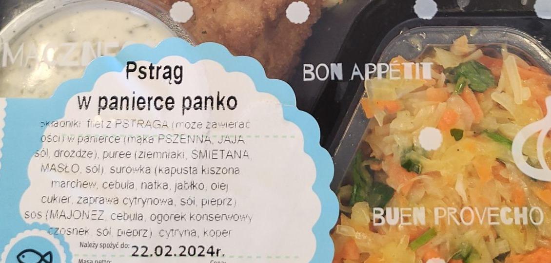 Zdjęcia - Pstrąg w panierce panko Ślimak