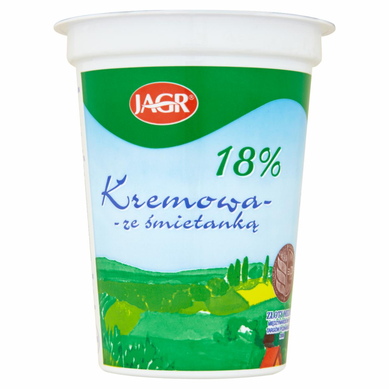 Zdjęcia - Polmlek Kremowa ukwaszona emulsja tłuszczowa 18 % 400 g