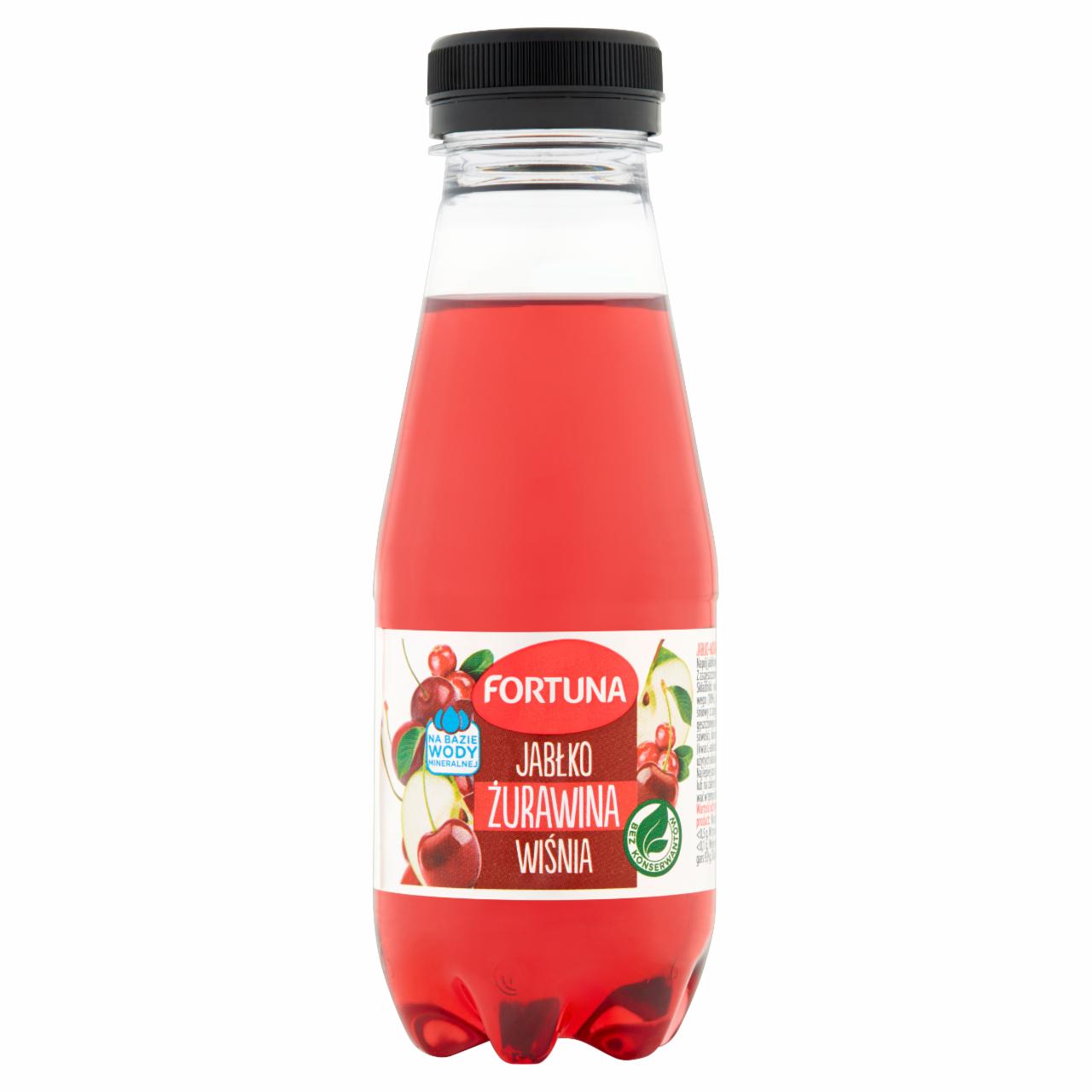 Zdjęcia - Fortuna Napój jabłko żurawina wiśnia 300 ml