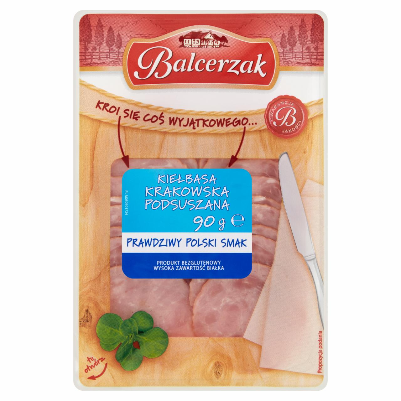 Zdjęcia - Balcerzak Kiełbasa krakowska podsuszana 90 g