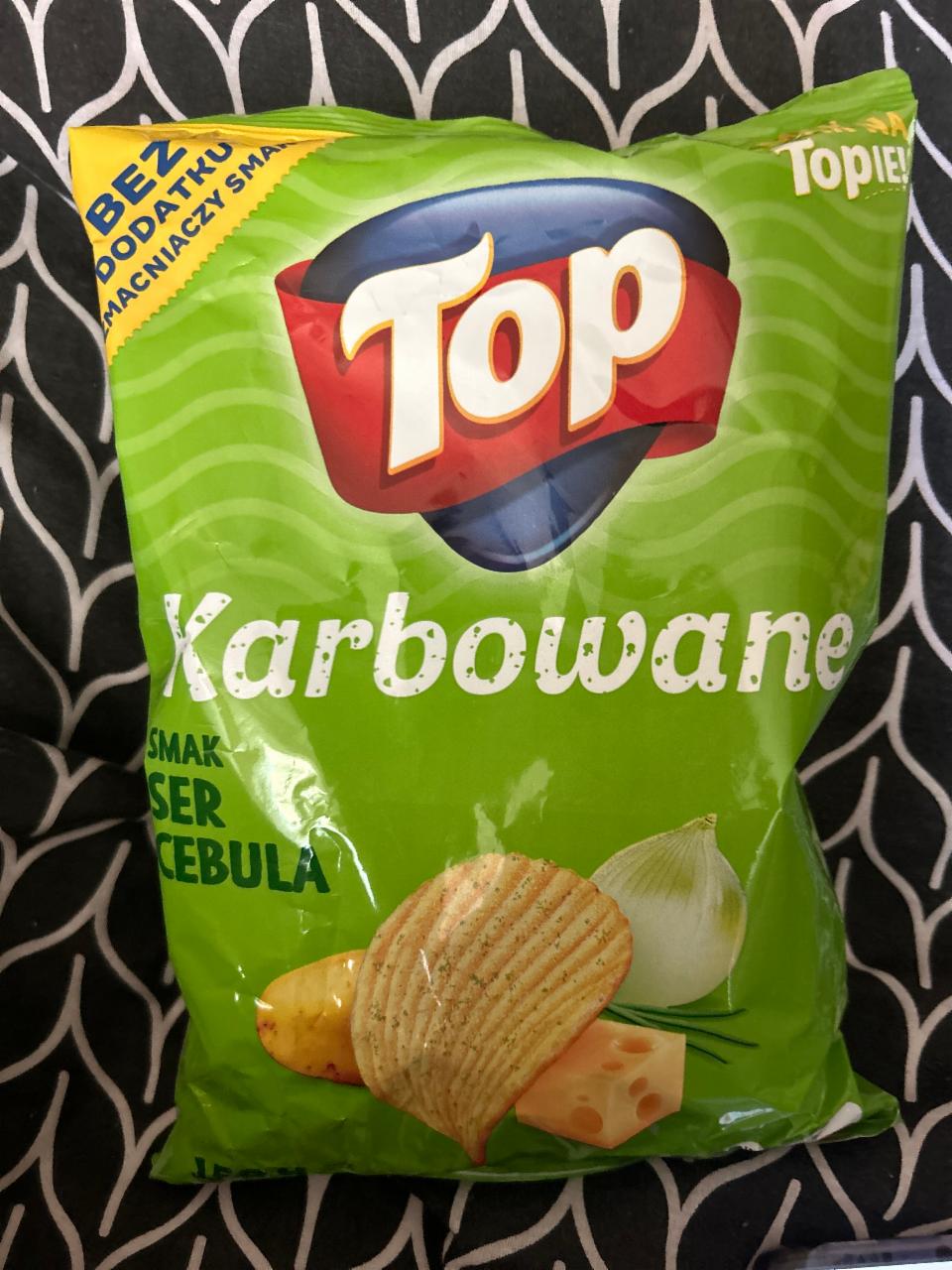 Zdjęcia - Chipsy karbowane smak ser cebula Top