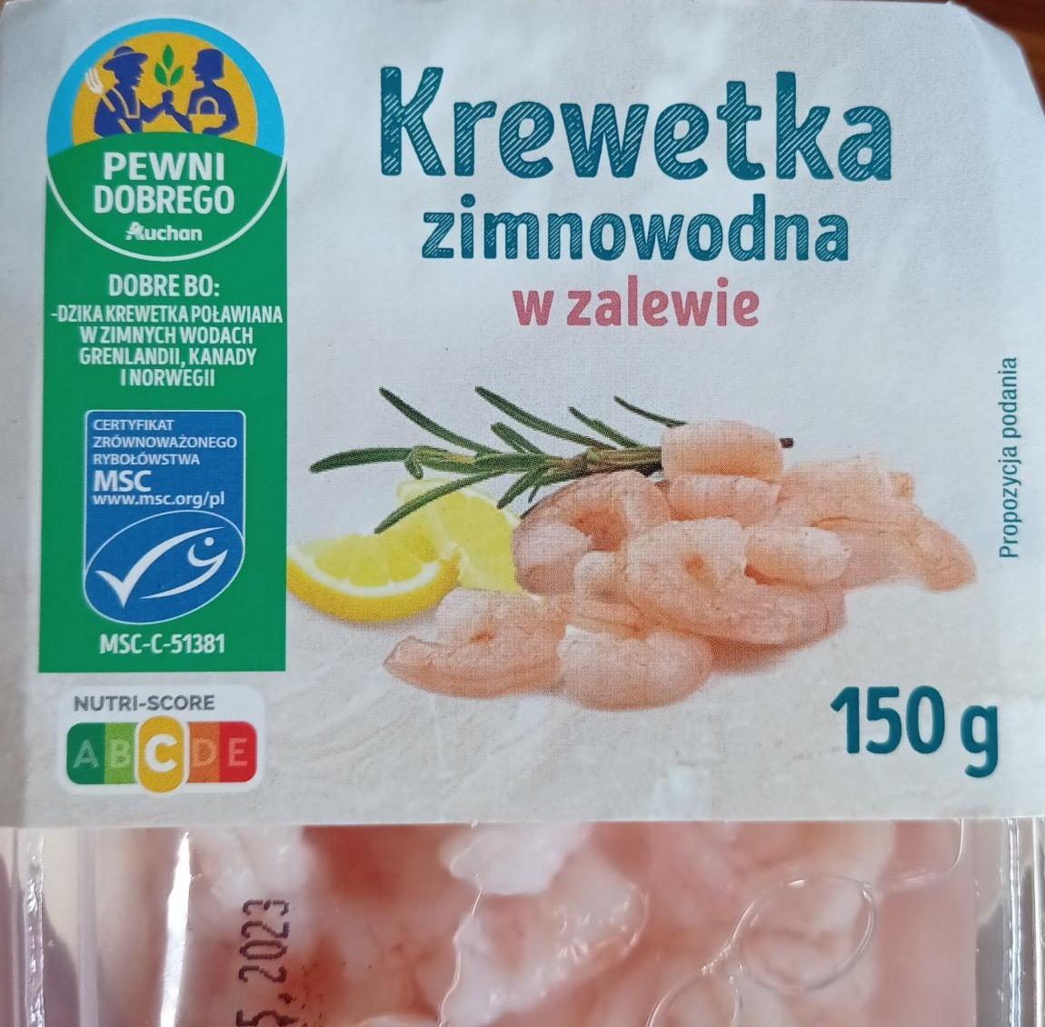 Zdjęcia - Krewetki zimnowodne w zalewie Auchan