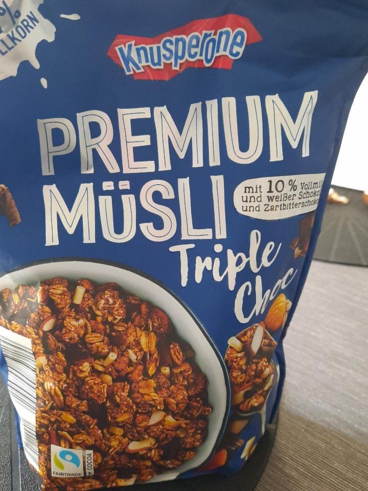 Zdjęcia - Premium müsli triple choc Knusperone