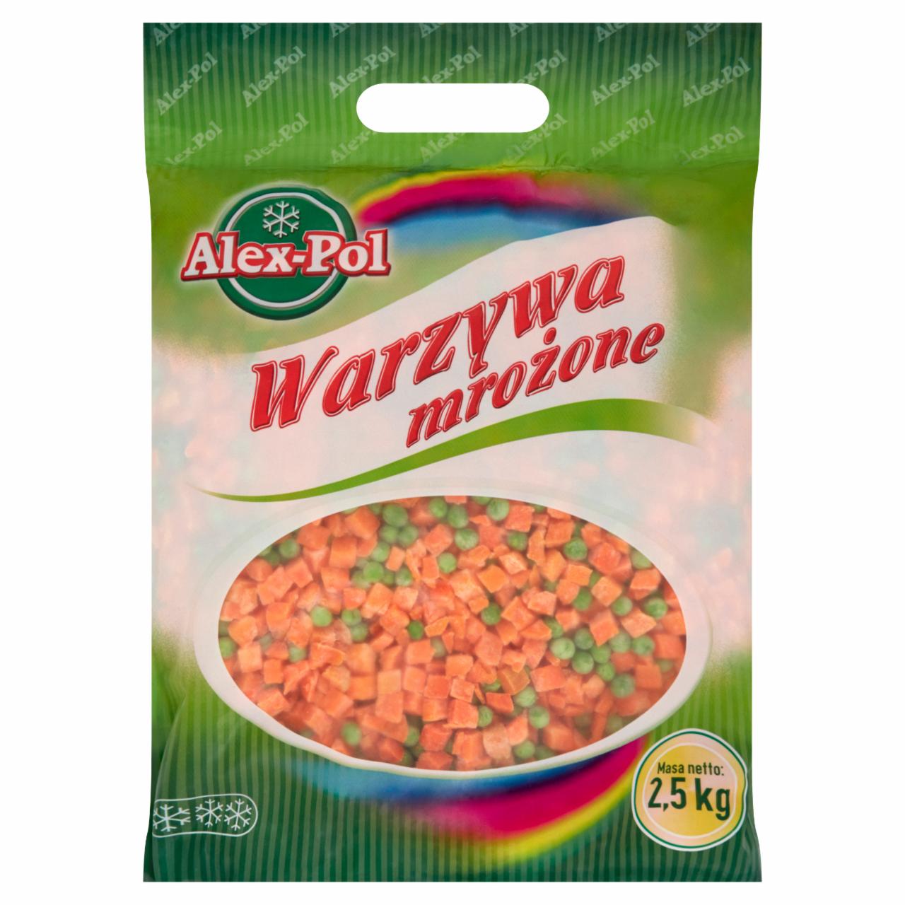 Zdjęcia - Warzywa mrożone marchewka z groszkiem 2,5 kg