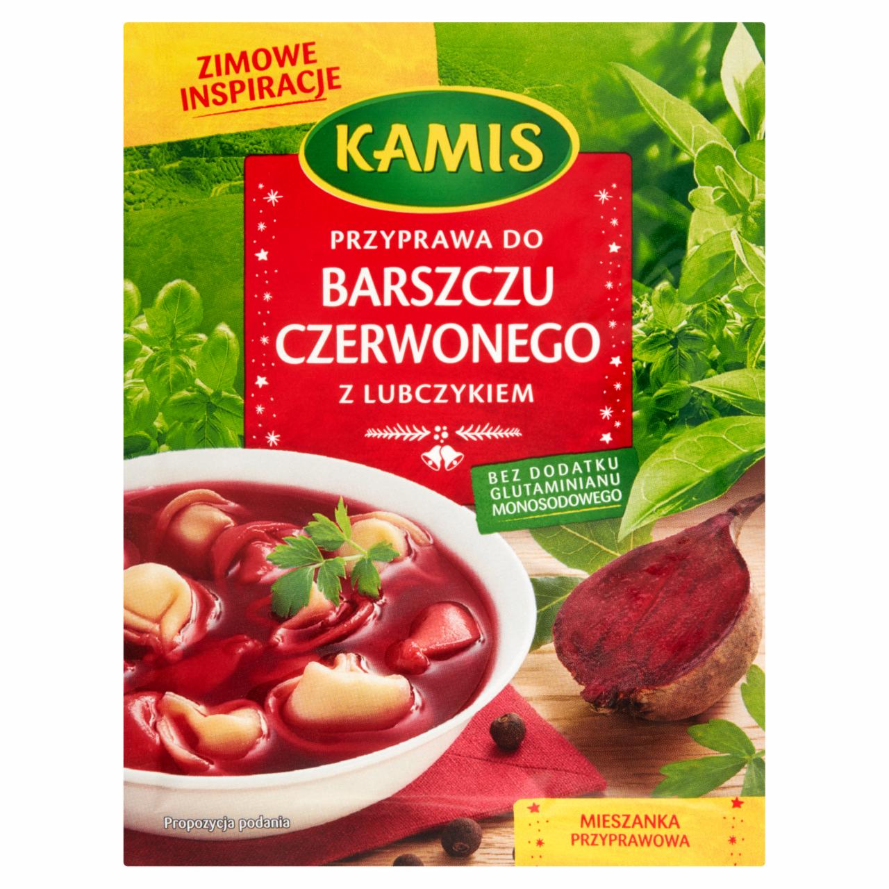 Zdjęcia - Kamis Zimowe Inspiracje Przyprawa do barszczu czerwonego z lubczykiem 20 g