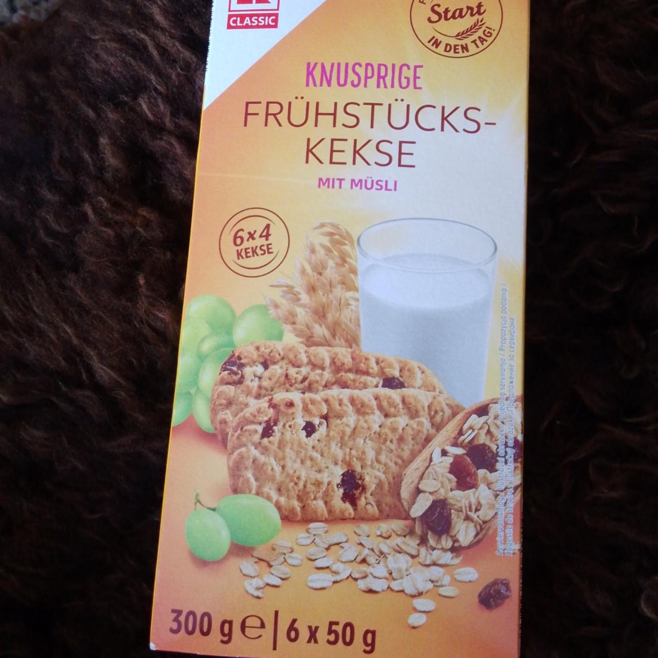 Zdjęcia - Knusprige Fruhstuckskekse mit Musli K-Classic