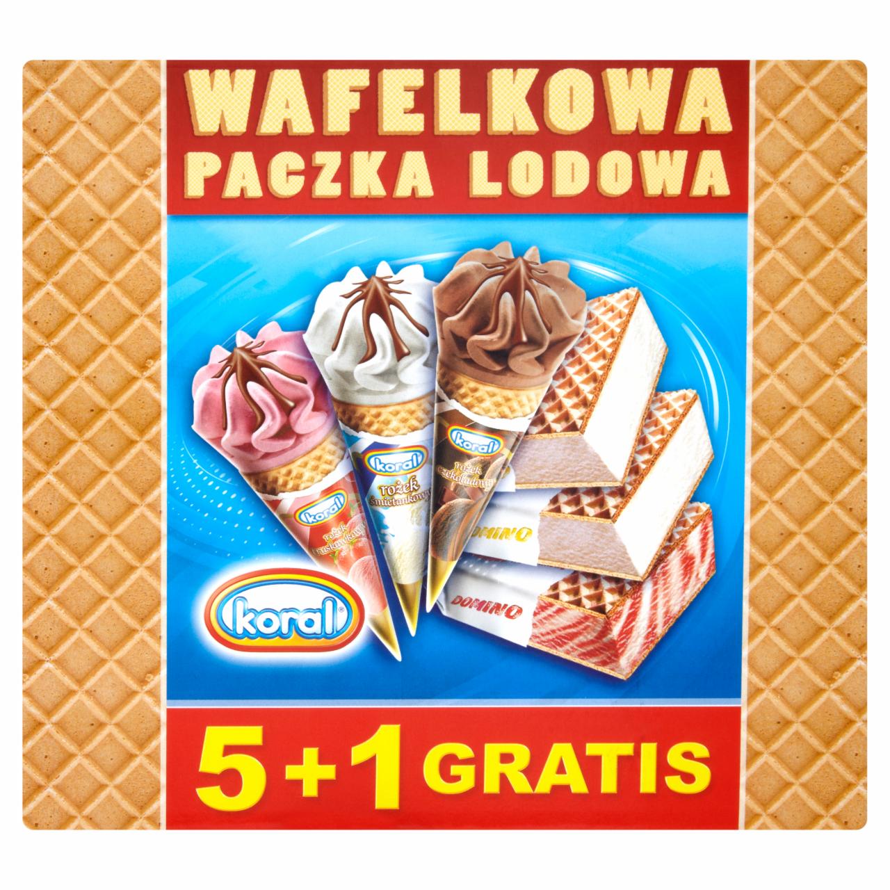 Zdjęcia - Koral Wafelkowa paczka lodowa 780 ml (6 sztuk)