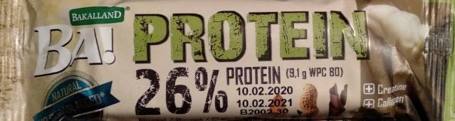 Zdjęcia - Protein Baton Ba! migdał arachid czekolada Bakalland