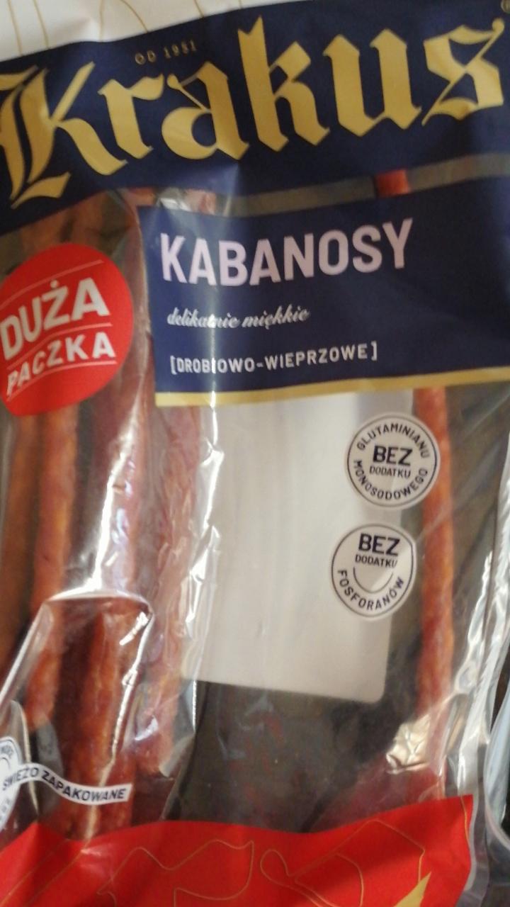 Zdjęcia - Extra cienkie kabanosy drobiowo wieprzowe Krakus