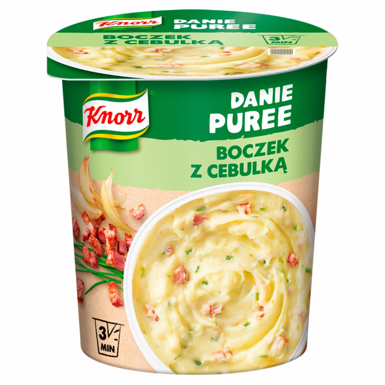 Zdjęcia - Knorr Puree boczek z cebulką 51 g