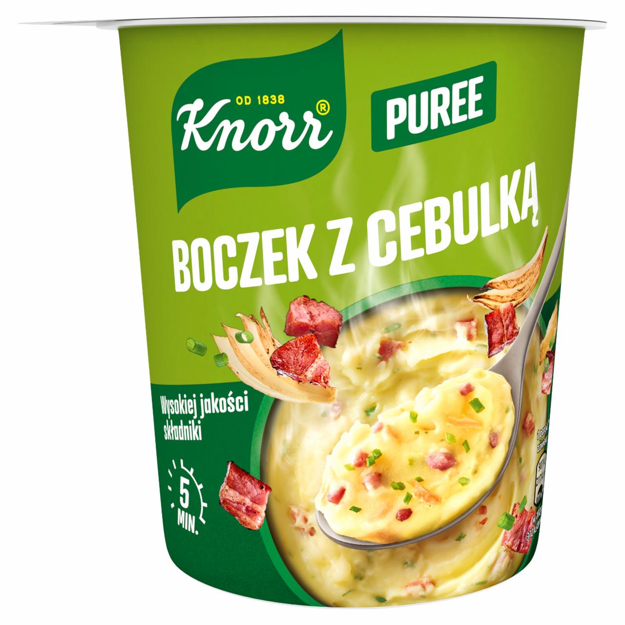 Zdjęcia - Knorr Puree boczek z cebulką 51 g