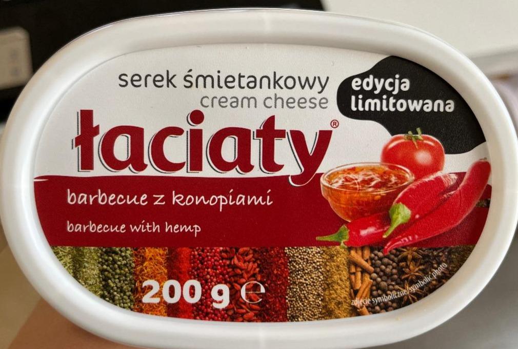 Zdjęcia - Serek śmietankowy barbecue z konopiami Łaciaty