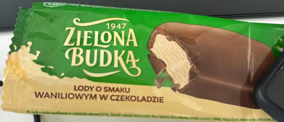 Zdjęcia - Zielona Budka Lody o smaku waniliowym w czekoladzie 90 ml