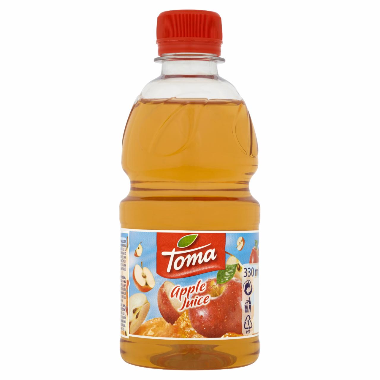 Zdjęcia - Toma Sok jabłkowy z zagęszczonego soku 100 % 330 ml