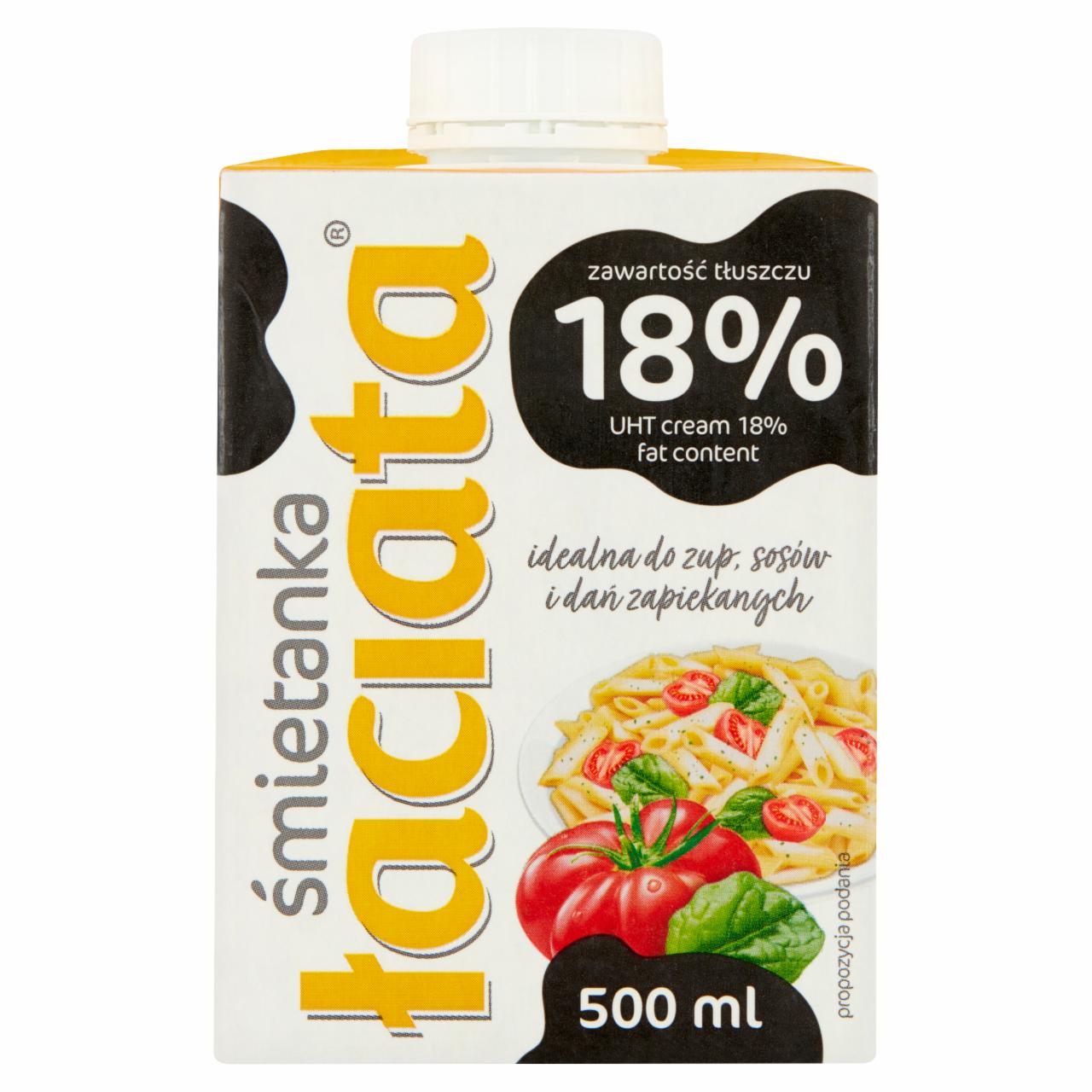 Zdjęcia - Łaciata Śmietanka 18 % 500 ml