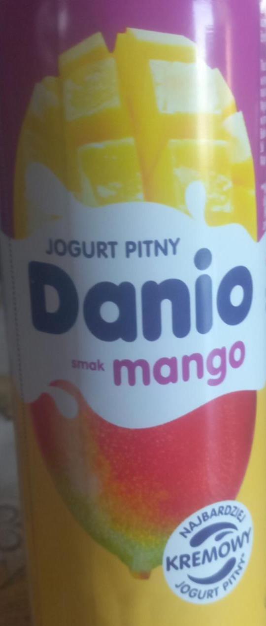 Zdjęcia - Jogurt pitny danio smak mango Danone