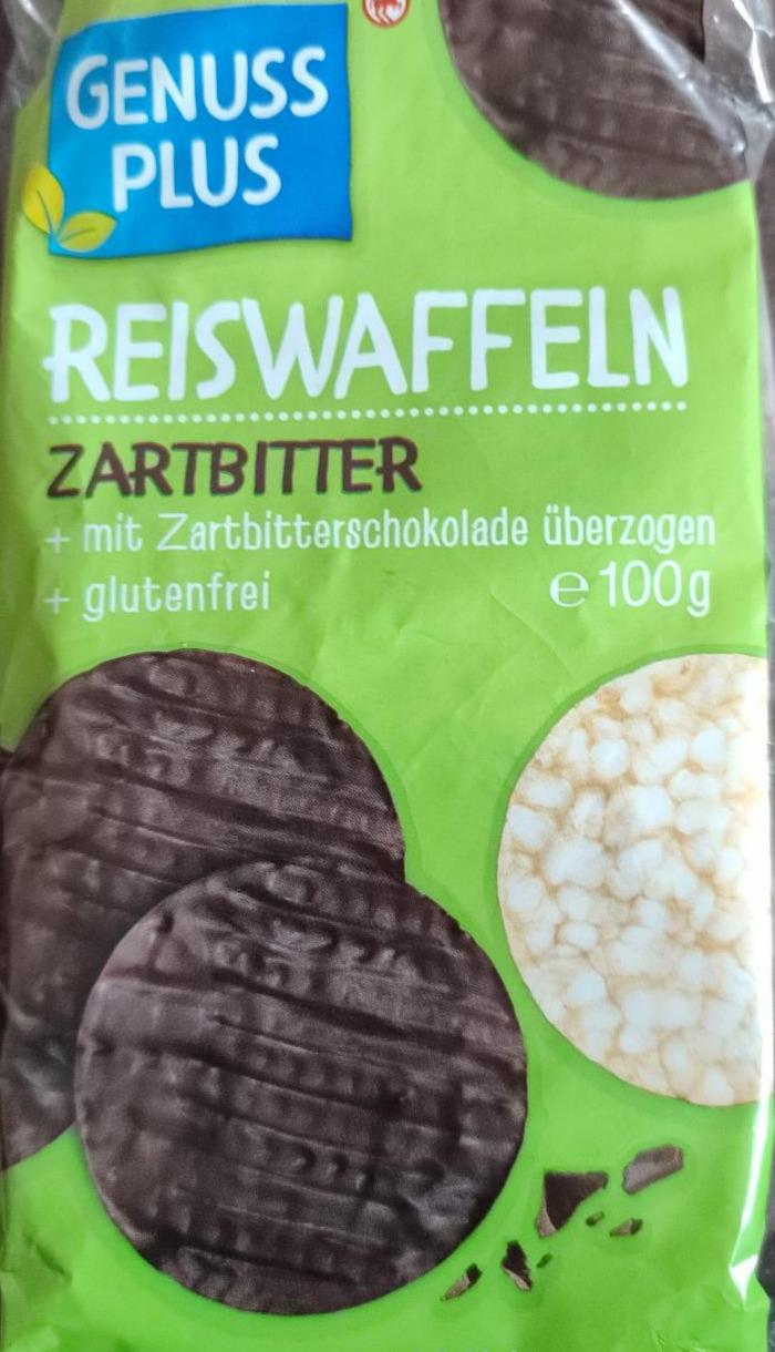 Zdjęcia - genuss plus wafle ryżowe w polewie z gorzkiej czekolady