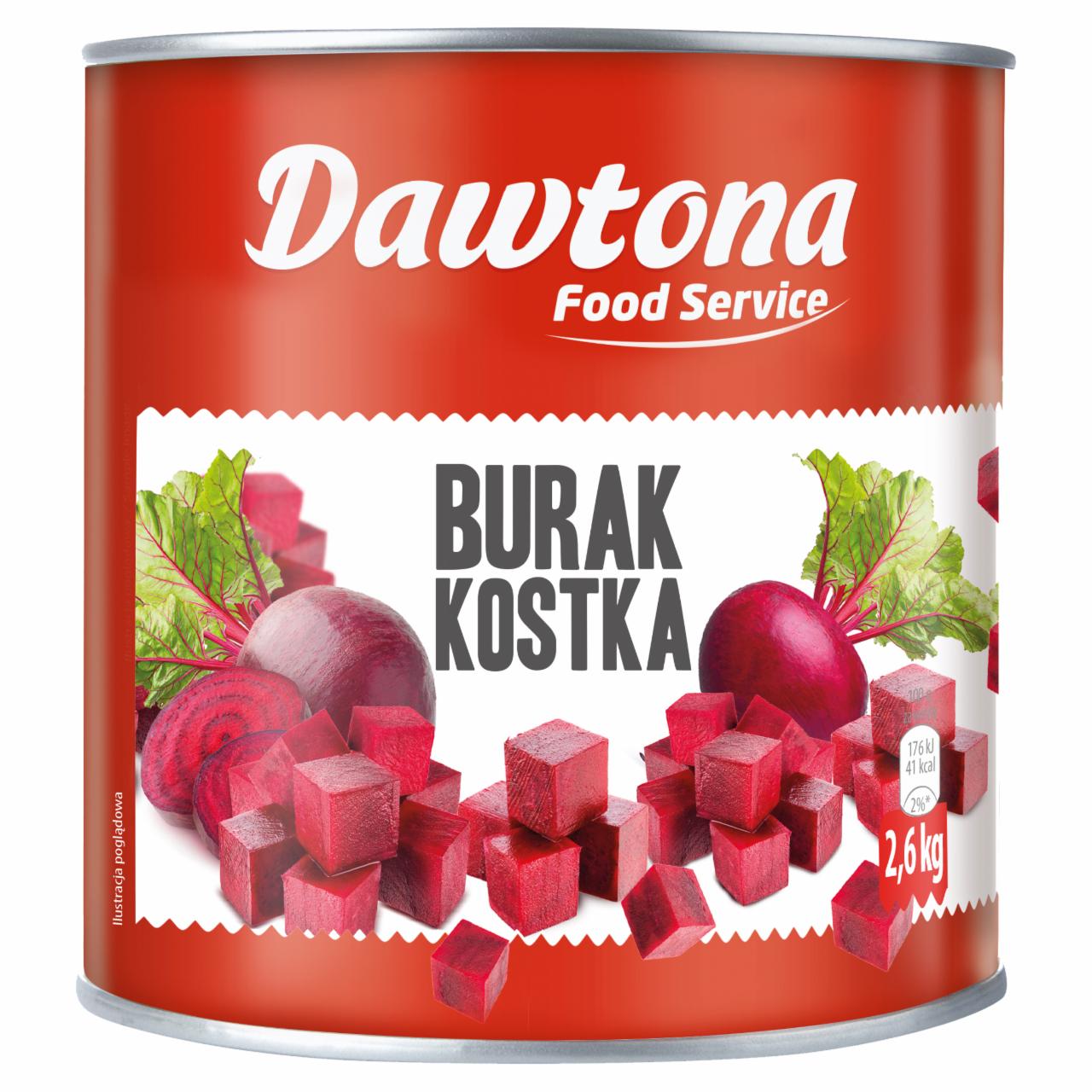 Zdjęcia - Dawtona Food Service Burak kostka 2,6 kg