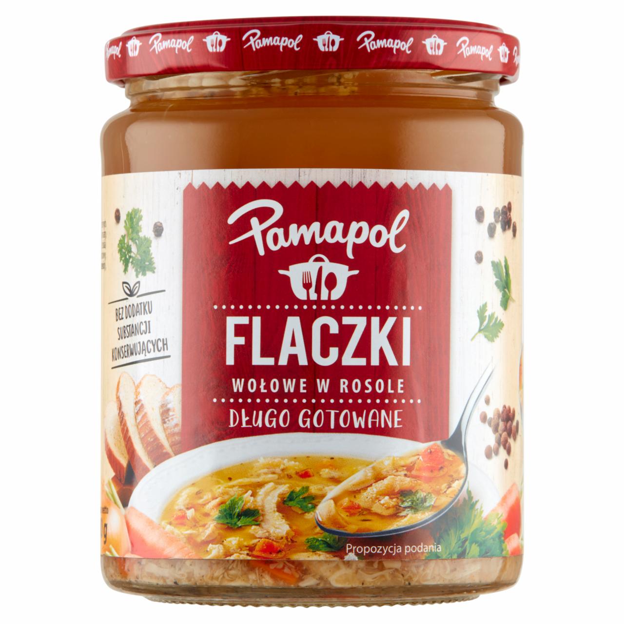 Zdjęcia - Flaczki wołowe w rosole Pamapol