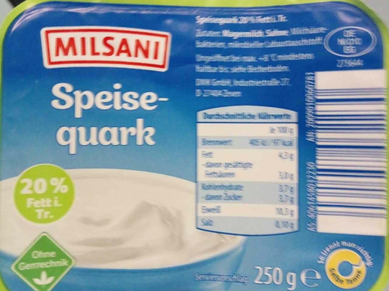 Zdjęcia - Speise-Quark Milsani