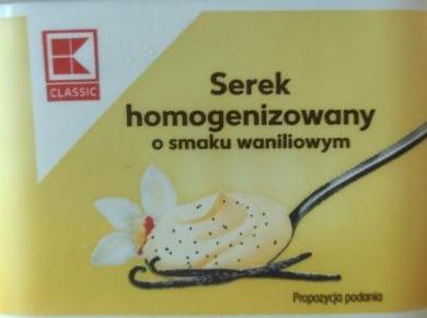 Zdjęcia - Serek homogeniziwany o smaku waniliowym K-Classic