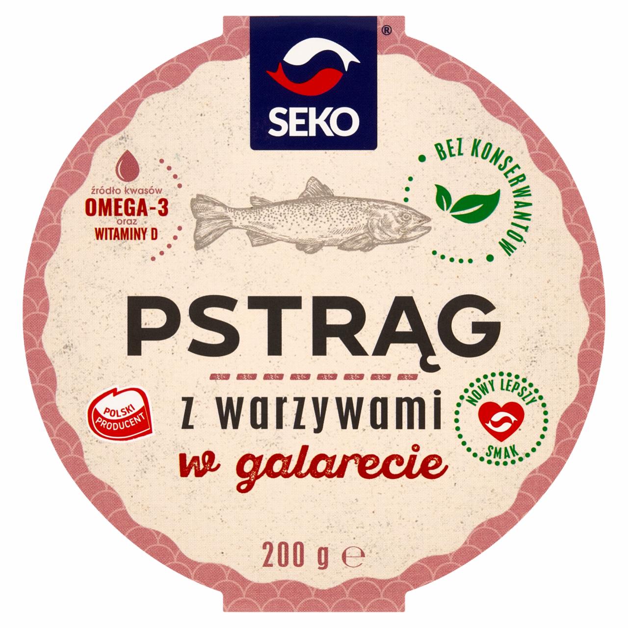 Zdjęcia - Seko Pstrąg z warzywami w galarecie 200 g