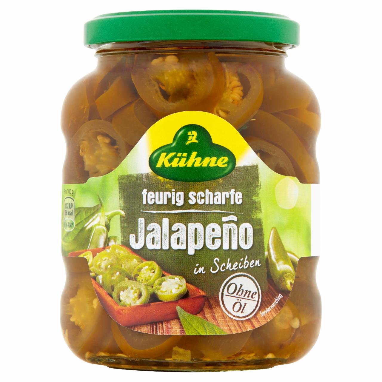 Zdjęcia - Kühne Papryka jalapeño plastry 370 ml