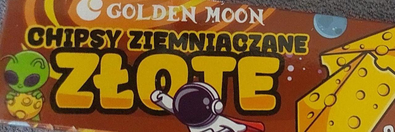 Zdjęcia - Chipsy ziemniaczane złote o smaku sera Golden Moon