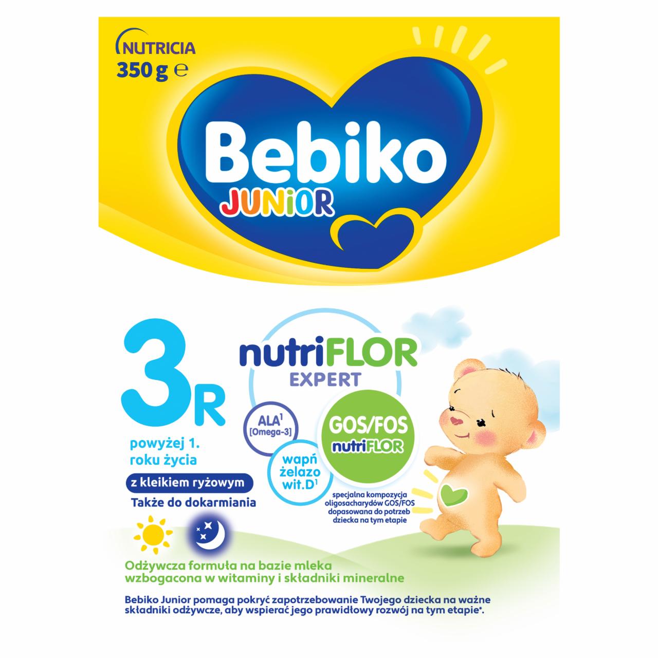 Zdjęcia - Bebiko Junior 3R Odżywcza formuła na bazie mleka dla dzieci powyżej 1. roku życia 350 g