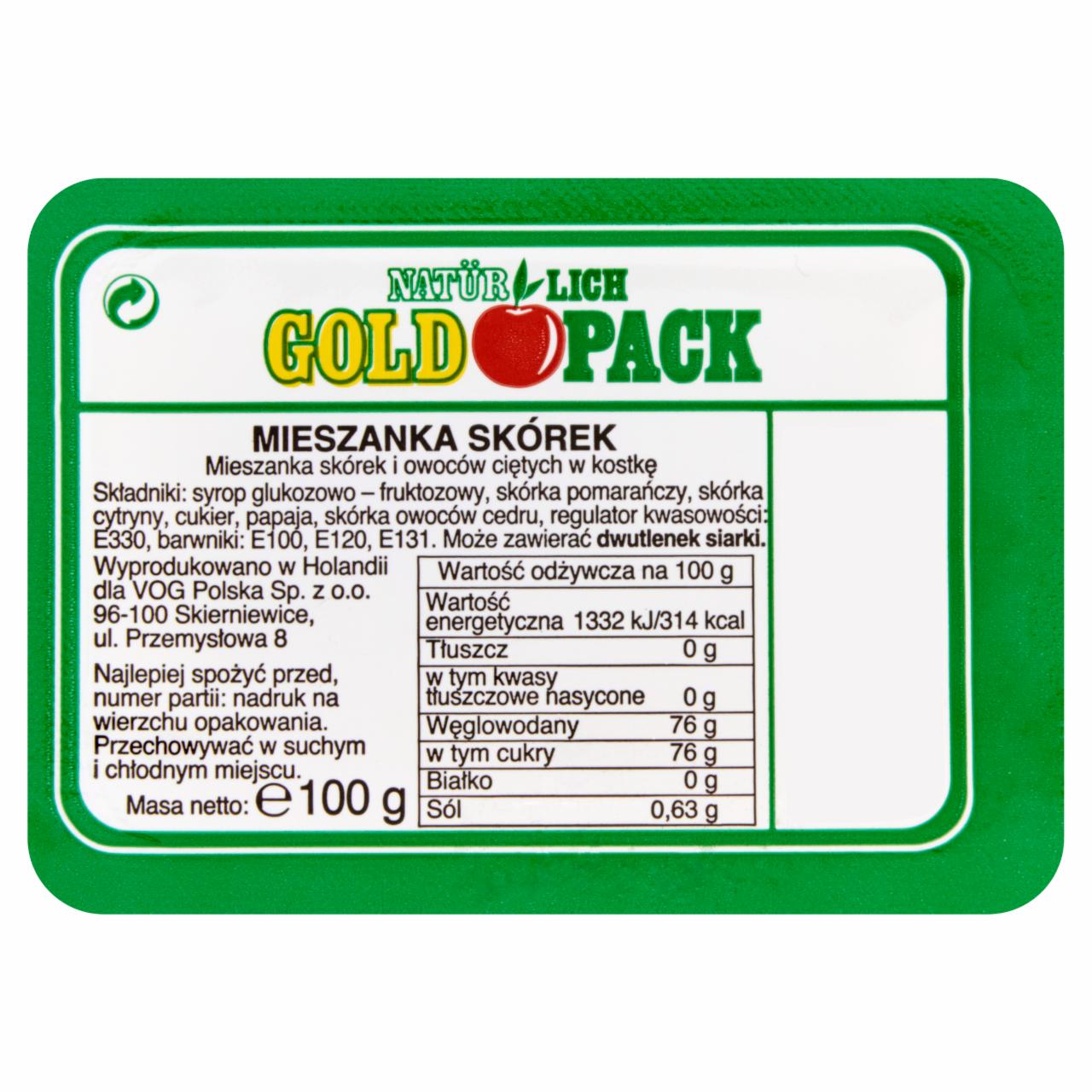 Zdjęcia - NATÜRLICH GOLDPACK Mieszanka skórek 100 g