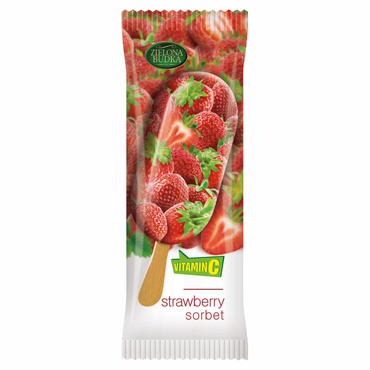 Zdjęcia - Zielona Budka Sorbet truskawkowy 100 ml