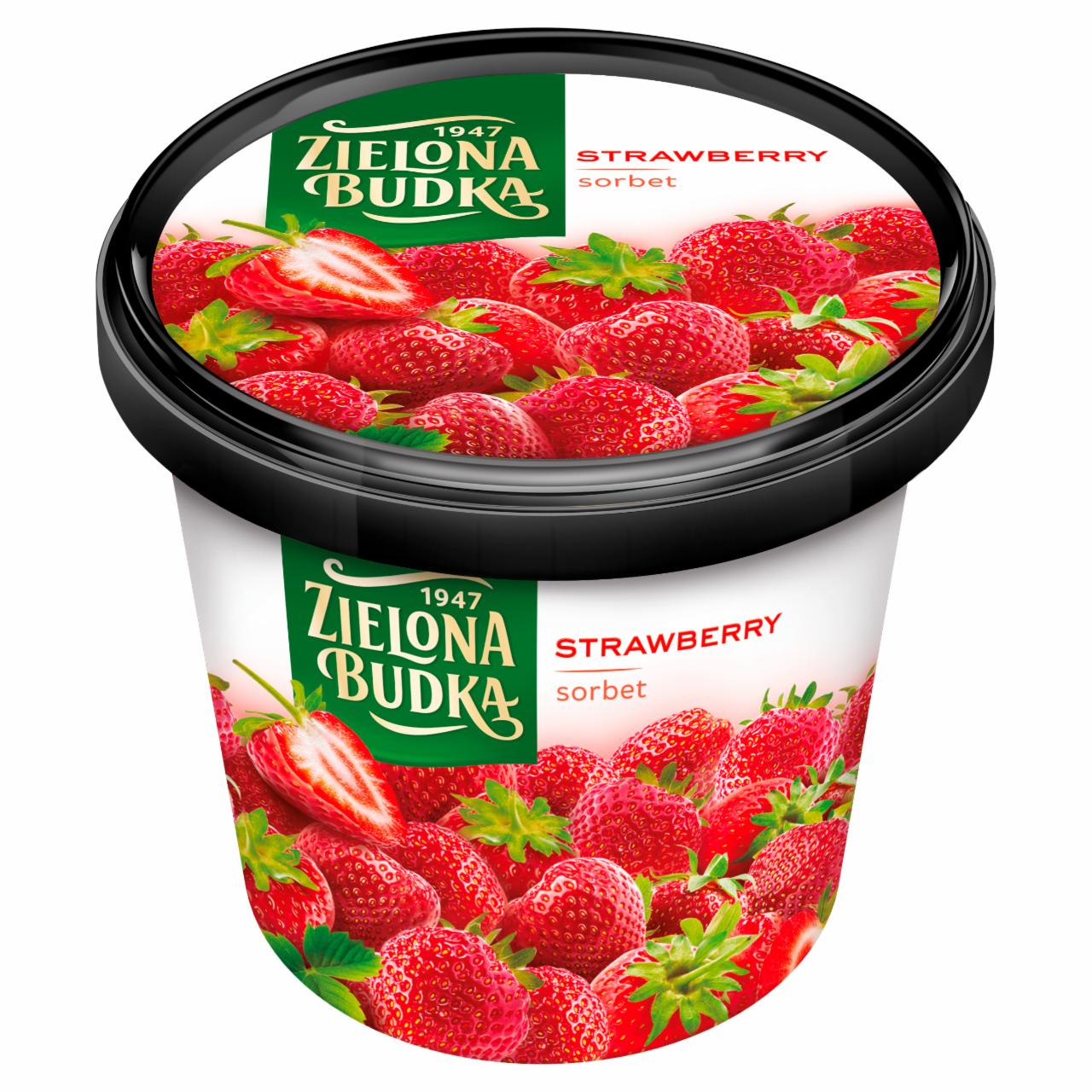 Zdjęcia - Zielona Budka Sorbet truskawkowy 500 ml