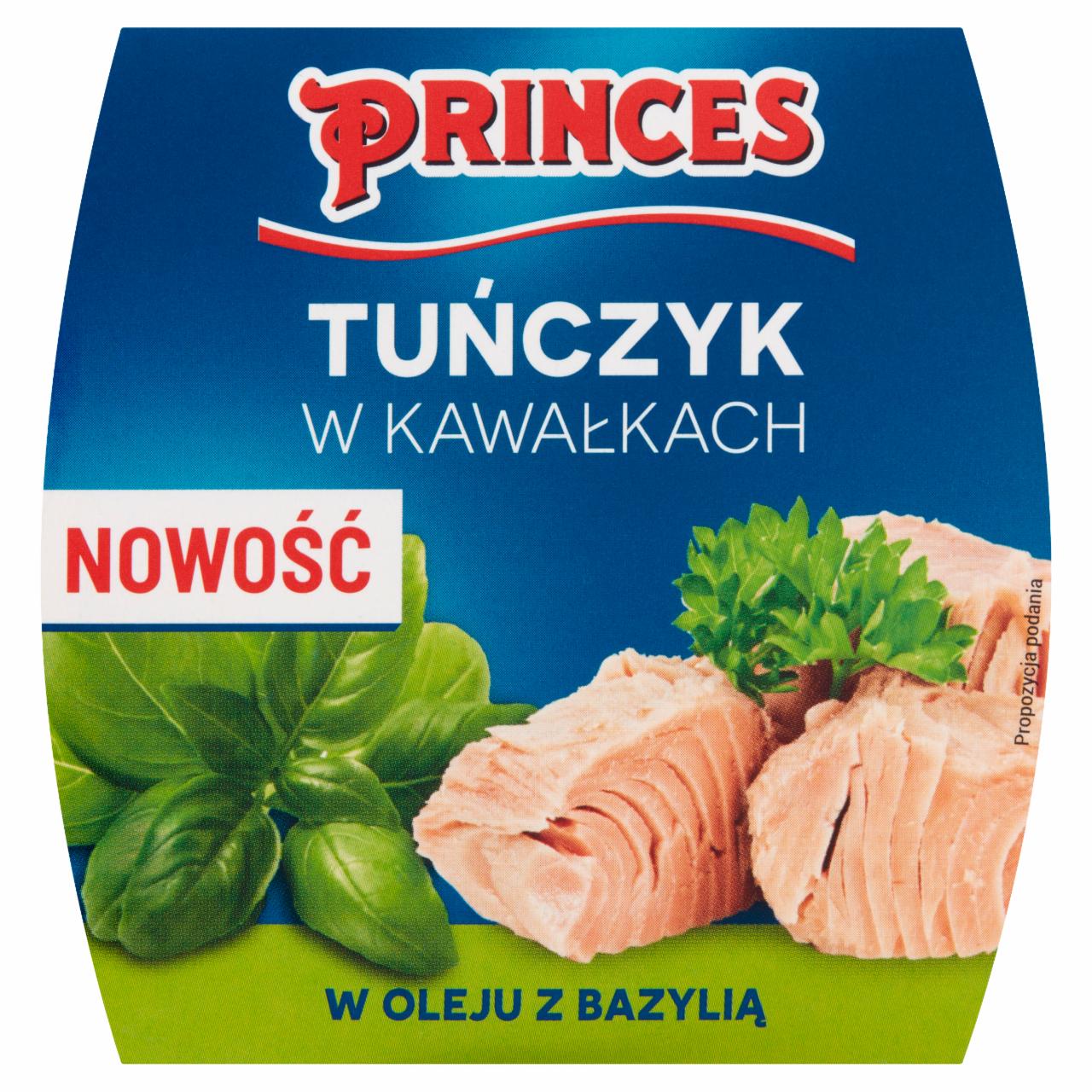 Zdjęcia - Princes Tuńczyk w kawałkach w oleju z bazylią 160 g