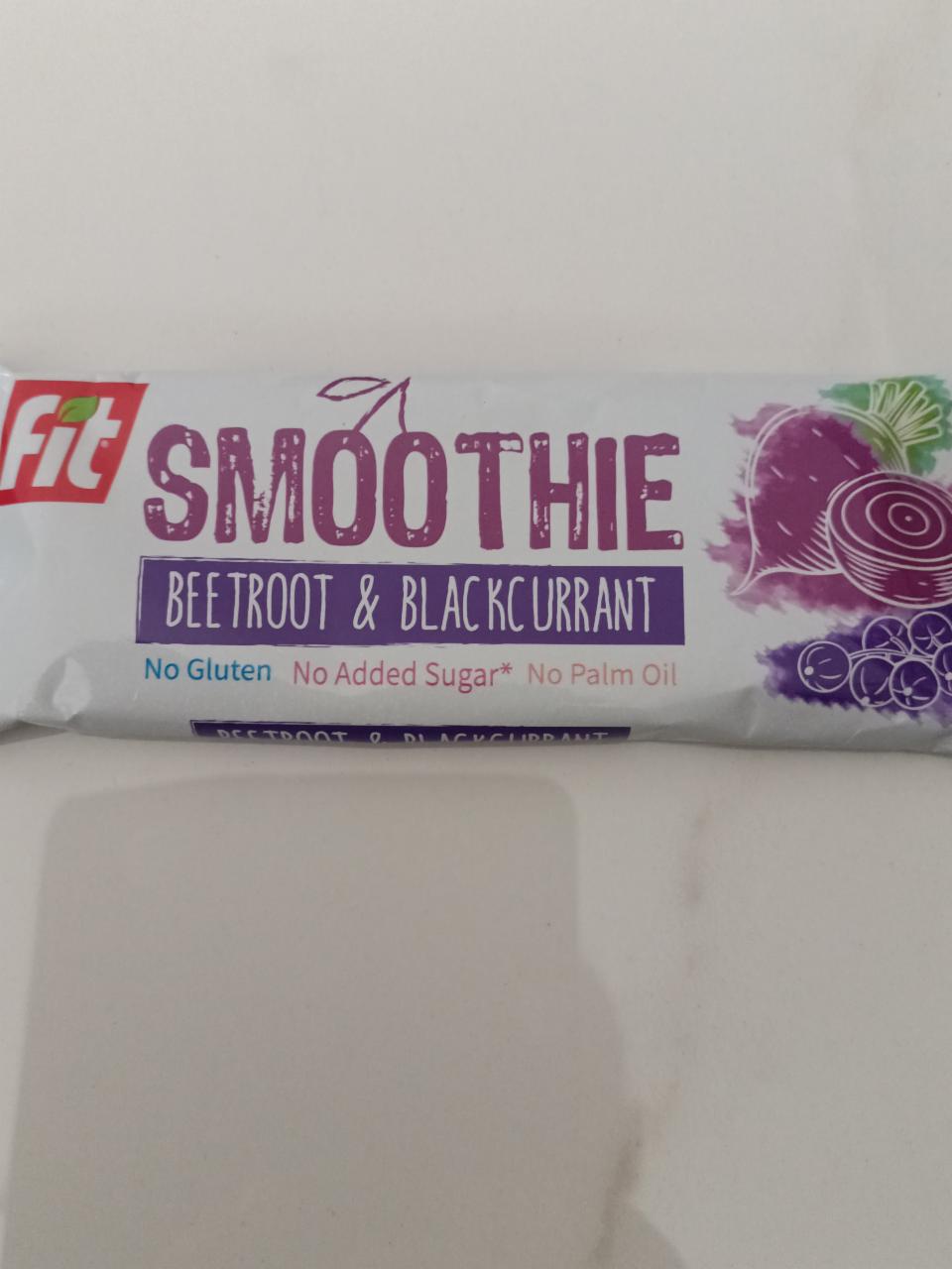 Zdjęcia - Fit Smoothie baton burak porzeczka