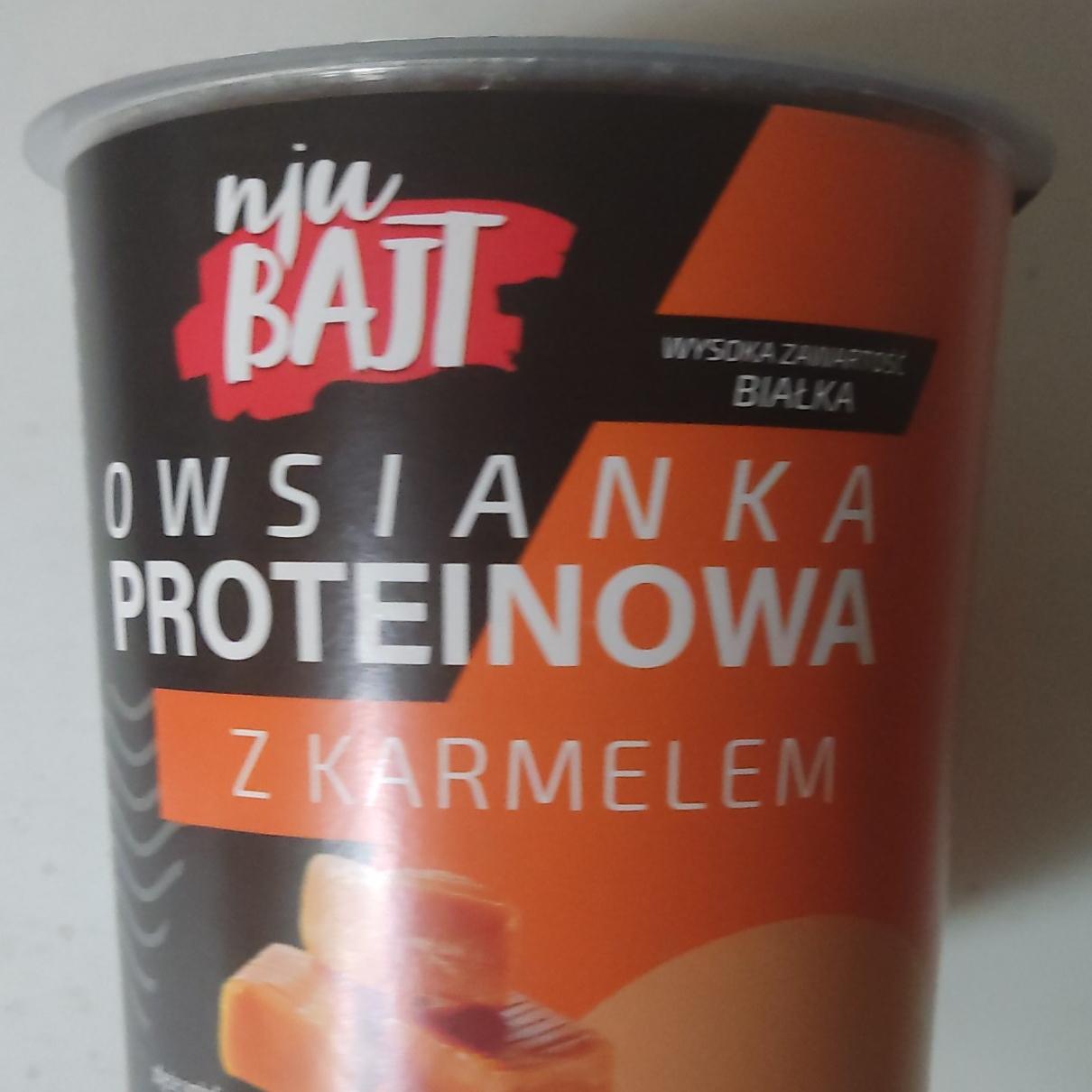 Zdjęcia - Owsianka proteinowa z karmelem nju Bajt