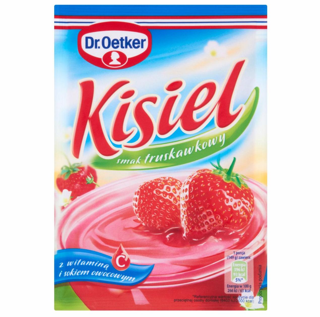 Zdjęcia - Dr. Oetker Kisiel smak truskawkowy 38 g