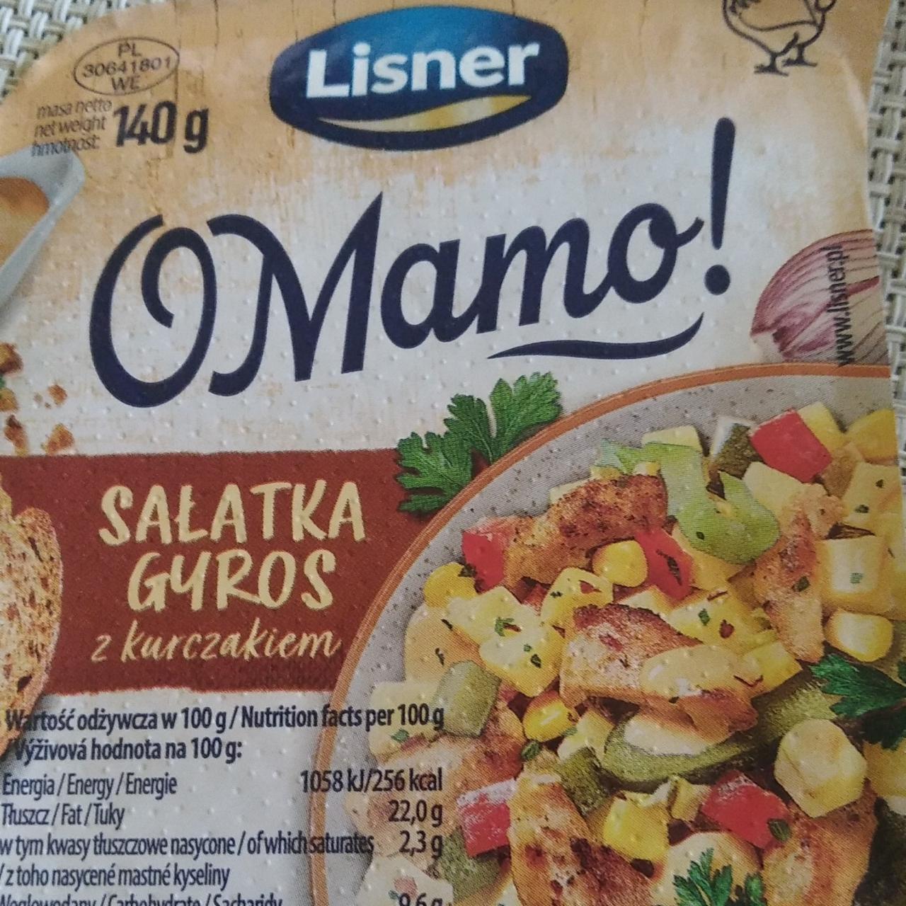 Zdjęcia - O Mamo! Sałatka gyros z kurczakiem Lisner