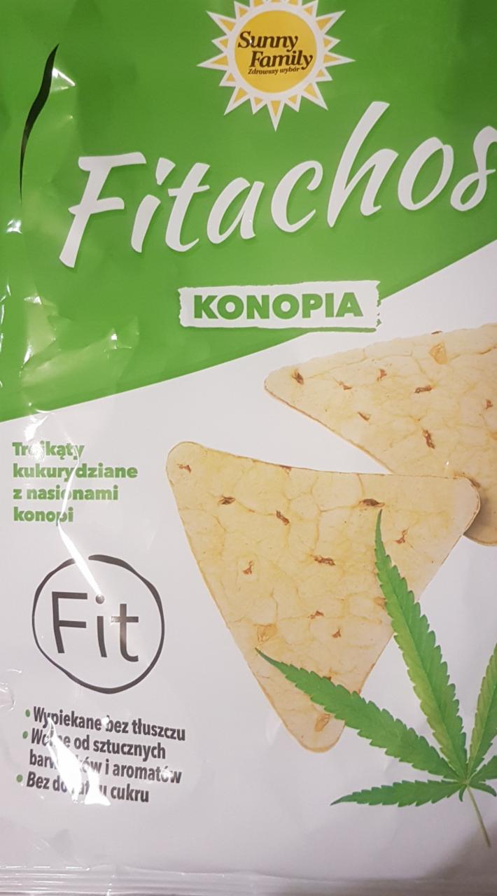 Zdjęcia - Sunny Family Fitachos Trójkąty kukurydziane z nasionami konopi 100 g