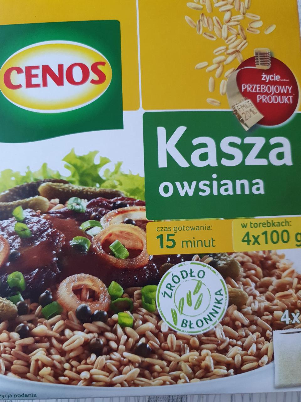 Zdjęcia - Cenos Kasza owsiana 400 g (4 x 100 g)