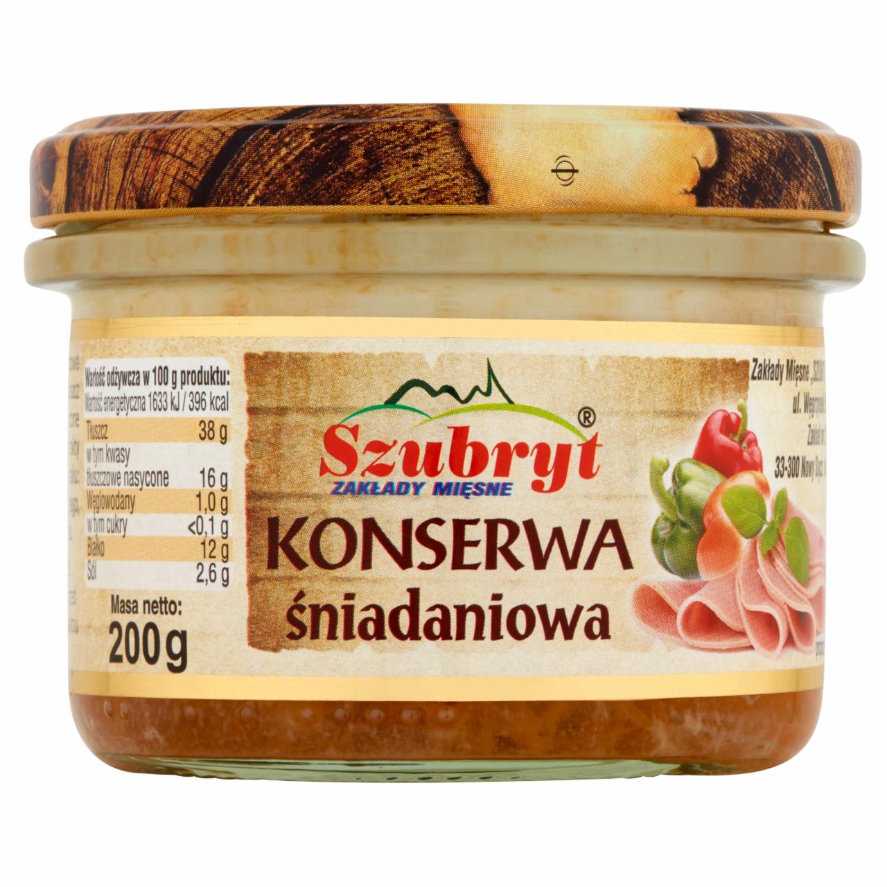 Zdjęcia - Szubryt Konserwa śniadaniowa 200 g