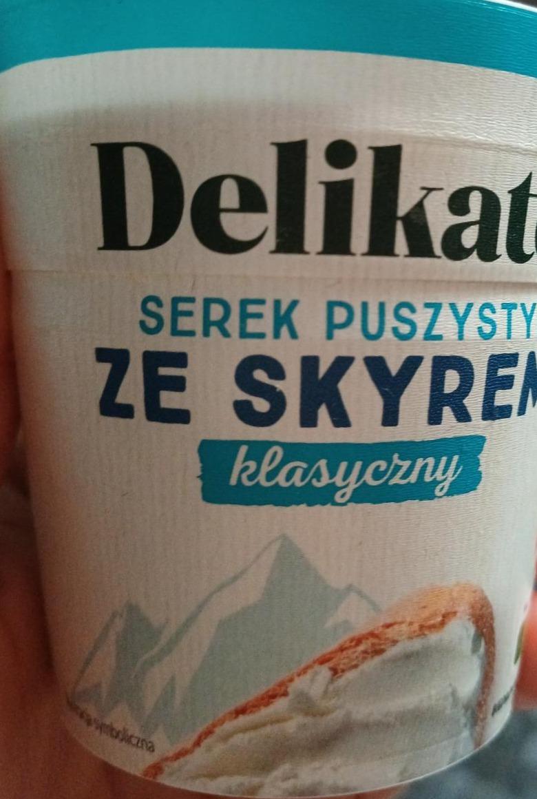 Zdjęcia - Serek puszysty ze skyrem klasyczny Delikate