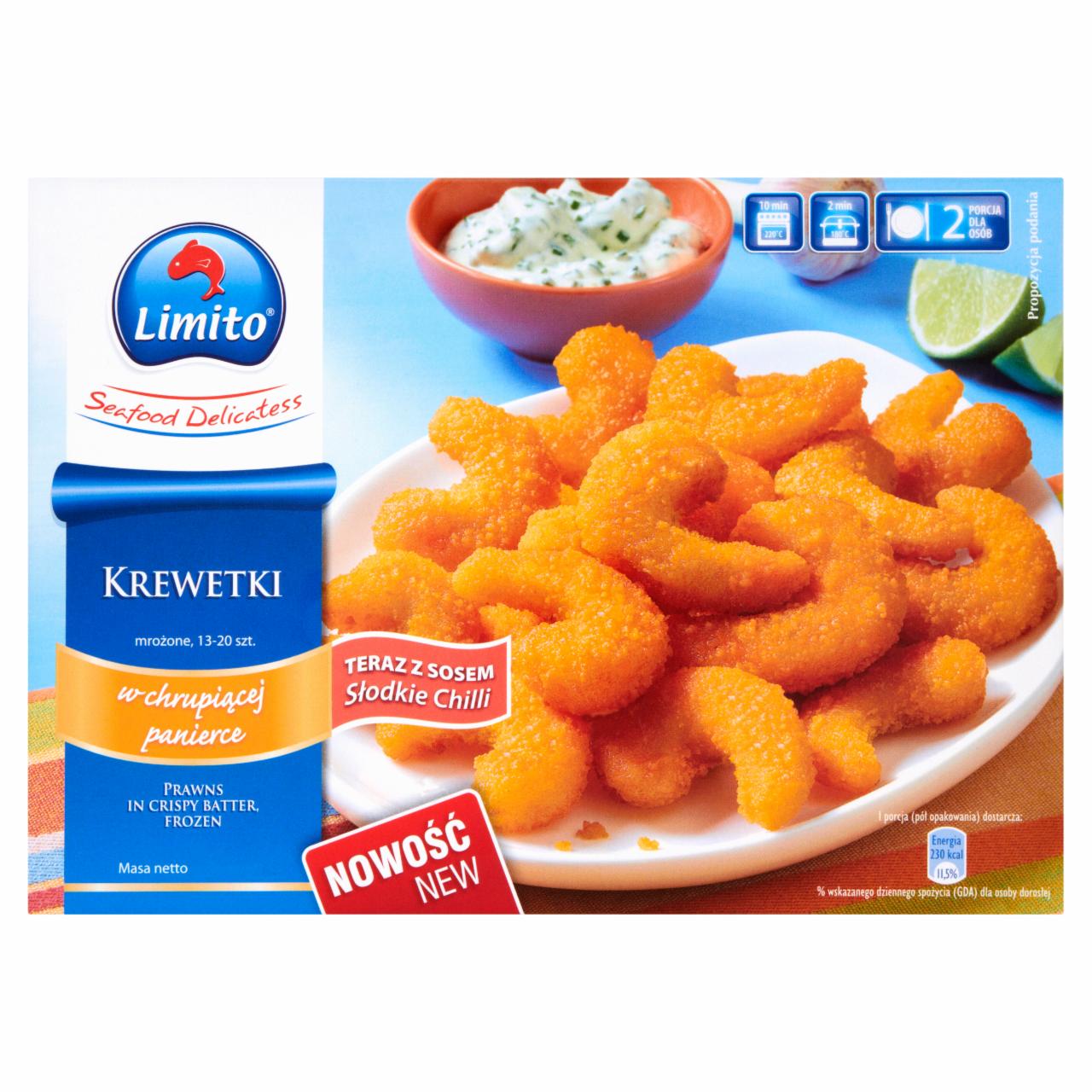 Zdjęcia - Limito Krewetki mrożone w chrupiącej panierce 300 g