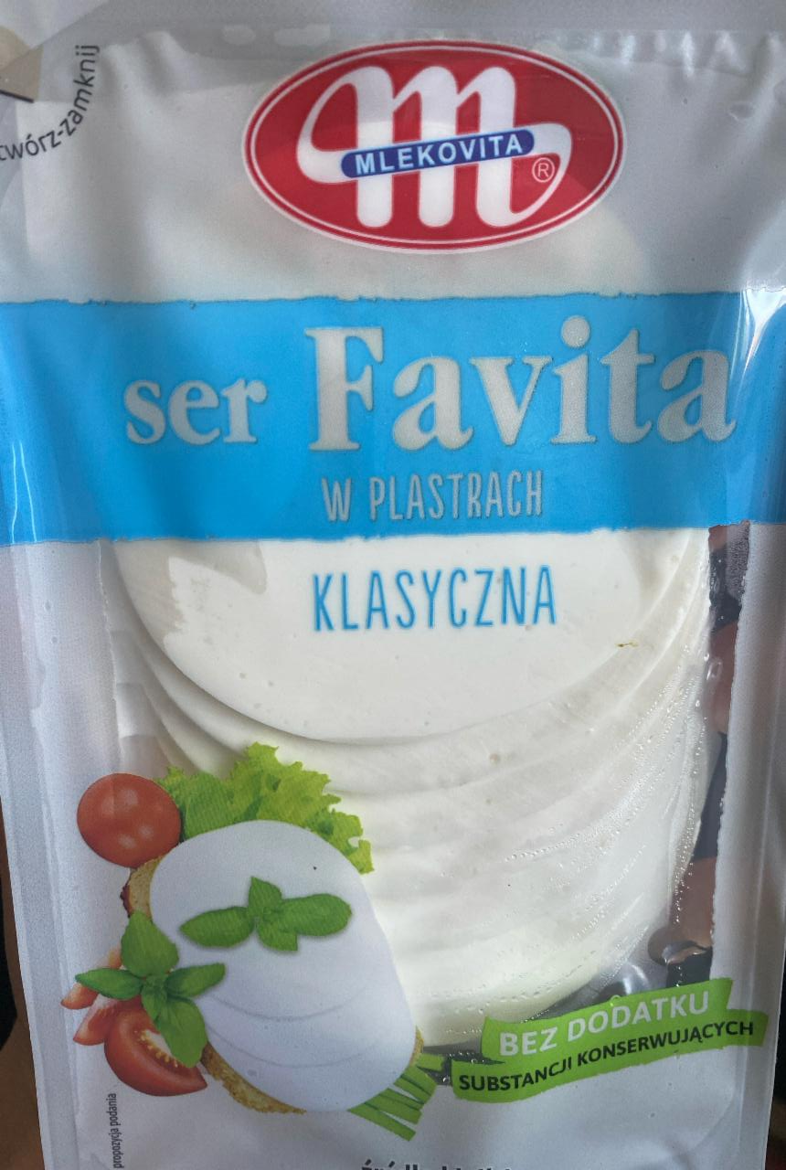 Zdjęcia - ser Favita w plastrach klasyczna Mlekovita